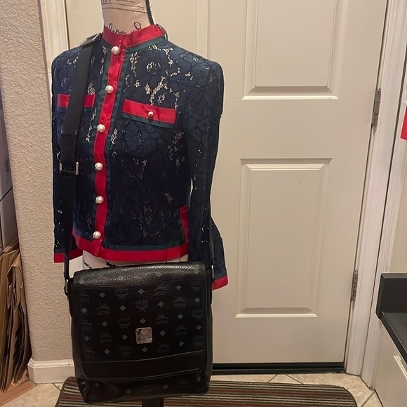 MCM Document/Messenger Monogram Bag - Picture 2 of 15